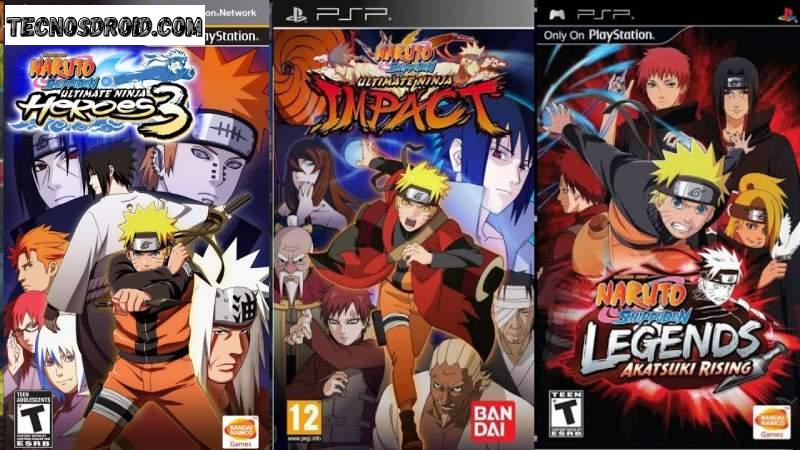 PACK com melhores Jogos do Naruto Para PSP (Android /Pc