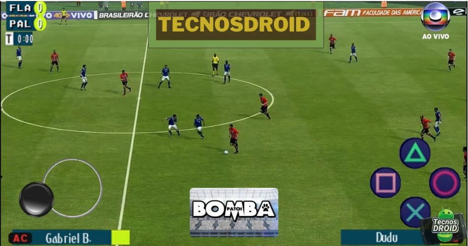 Bomba Patch 2021 para PPSSPP Com Brasileirão e Europeus